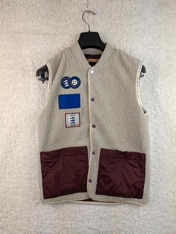 Scotch & Soda fleece vest with patches beschikbaar voor biedingen