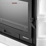 Houtkachel - 15 kW - betegeld - bruin - energielabel A, Ophalen of Verzenden, Nieuw