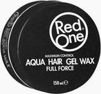 RED ONE AQUA WAX FULL FORCE BLACK POT 150 ML, Verzenden, Nieuw