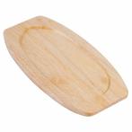 Houten onderzetter voor gietijzer schaal 24x14cm, Verzenden, Nieuw in verpakking