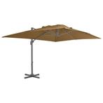 Zweefparasol 4x3 Meter Taupe|Tweedekansje | 56%!, Kantelbaar, Nieuw, Ophalen of Verzenden, Zweefparasol
