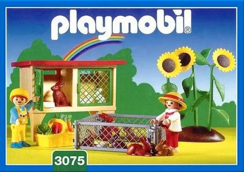 Playmobil Konijnenhok – 3075 (Nieuw), Kinderen en Baby's, Speelgoed | Playmobil, Zo goed als nieuw, Verzenden