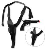 Cowboy Holster Zwart, Hobby en Vrije tijd, Feestartikelen, Verzenden, Nieuw