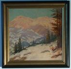 Fritz Paplham (1888-1959) - Winterliche Gebirgslandschaft, Antiek en Kunst