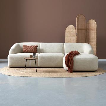 *WOONWINKEL* Kleine Hoekbank Beige Hoek Rechts beschikbaar voor biedingen