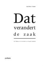 Dat verandert de zaak 9782509019370 Jean-Pierre Vanhee, Boeken, Gezondheid, Dieet en Voeding, Verzenden, Gelezen, Jean-Pierre Vanhee