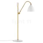 Gubi BL3 Vloerlamp, messing/wit mat - ø¸21 cm (Binnenlampe, Huis en Inrichting, Lampen | Vloerlampen, Verzenden, Nieuw