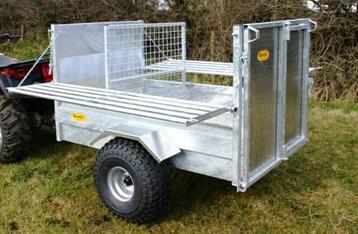 Offroad kleinvee aanhanger, quad trailer met afklapbare beschikbaar voor biedingen