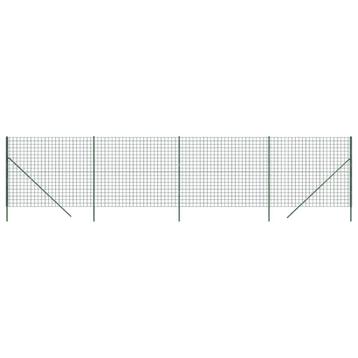 Groen Hekwerk 2.2x10m - OP=OP - Beveilig je tuin! (tuinhek) beschikbaar voor biedingen