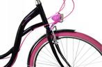 Hippe meisjesfiets 26 inch - zwart-roze design - 7 versne..., Fietsen en Brommers, Ophalen of Verzenden, Nieuw, 26 inch of meer