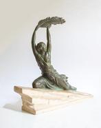 Pierre Le Faguays - sculptuur, Triomphe - 50 cm - Brons -, Antiek en Kunst