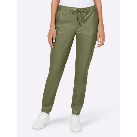heine Imitatieleren broek, Kleding | Dames, Broeken en Pantalons, Nieuw, Verzenden