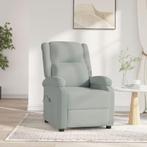 vidaXL Fauteuil elektrisch verstelbaar stof lichtgrijs, Huis en Inrichting, Fauteuils, Verzenden, Nieuw