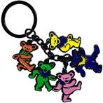 Grateful Dead Dancing Bears Charms Sleutelhanger off. merch., Ophalen of Verzenden, Nieuw, Gebruiksvoorwerp