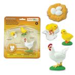 Speelfiguren Levenscyclus Kip - Safari Ltd 4 stuks, Nieuw