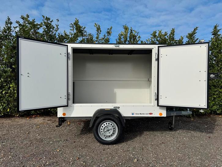 NIEUW Gesloten aanhangwagen Marktwagen Verkoopwagen UNIEK, Auto diversen, Aanhangers en Bagagewagens, Nieuw, Ophalen