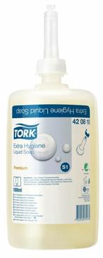 Tork zeep Extra Hygiene Liquid 1ltr 6 stuks 420810, Verzenden, Nieuw