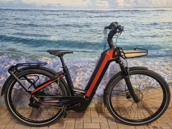 Bergamont E-Ville Pro Belt Premium, 154-172cm, automaat!, Fietsen en Brommers, Elektrische fietsen, Zo goed als nieuw, Minder dan 47 cm