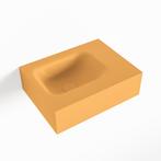 MONDIAZ LEX Ocher vrijhangende solid surface wastafel 40cm., Ophalen of Verzenden, Nieuw, Overige typen