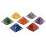 7 Chakra Orgonite Mini Piramide Set (25 mm), Verzamelen, Verzenden