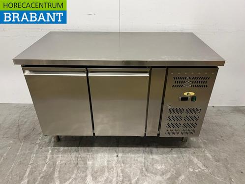 RVS Pelican Koelwerkbank 2 deuren 136 cm 230V Horeca, Zakelijke goederen, Horeca | Keukenapparatuur, Gebruikt, Ophalen of Verzenden
