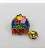 Pin 3 tulpen Holland goud, Ophalen of Verzenden, Nieuw