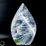 Natuurlijke eerste kwaliteit helder quartz Vlam, Brazilië-, Verzamelen, Mineralen en Fossielen