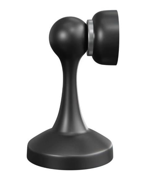AMIG magnetische deurstopper Ø55x85mm rvs zwart, Huis en Inrichting, Woonaccessoires | Deurstoppers, Verzenden