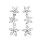 Oorbellen - 18 karaat Witgoud - 1.40ct. tw. Diamant, Nieuw