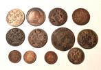 Oostenrijk, Hongarije. Lot of 12 Old Kreuzers from 1800 to