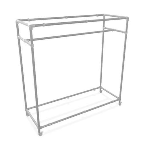 Industrieel Kledingrek Metz | Staal 33.7 mm | Wiel | DIY | D, Kleding | Dames, Kledingrekken, Ophalen of Verzenden