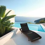 Wicker ligbed Moana - bruin mix, Tuin en Terras, Verzenden, Nieuw