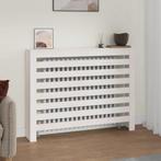 vidaXL Radiatorombouw 108,5x19x84 cm massief grenenhout wit, Doe-het-zelf en Verbouw, Verzenden, Nieuw