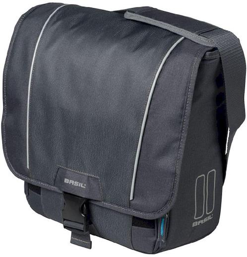 Basil Sport Design enkele fietstas - 18 liter - Grijs, Fietsen en Brommers, Fietsaccessoires | Fietstassen, Nieuw, Verzenden