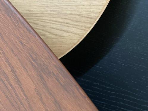Ronde Tulip tafel massief houten blad in Eiken naturel, N..., Huis en Inrichting, Tafels | Salontafels, Ophalen of Verzenden