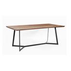 *WOONWINKEL* Tower Living Taviano Eettafel Sheesham Hout 200, Huis en Inrichting, Tafels | Eettafels, Verzenden, Nieuw