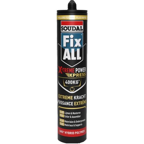 Soudal - Fix All X-treme Power Express 280ml, Doe-het-zelf en Verbouw, Isolatie en Afdichting, Nieuw, Ophalen of Verzenden