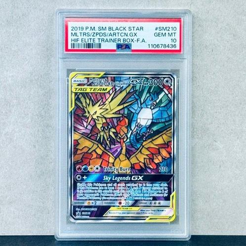 Pokémon Graded card - Moltres & Zapdos & Articuno GX #SM210, Hobby en Vrije tijd, Verzamelkaartspellen | Pokémon