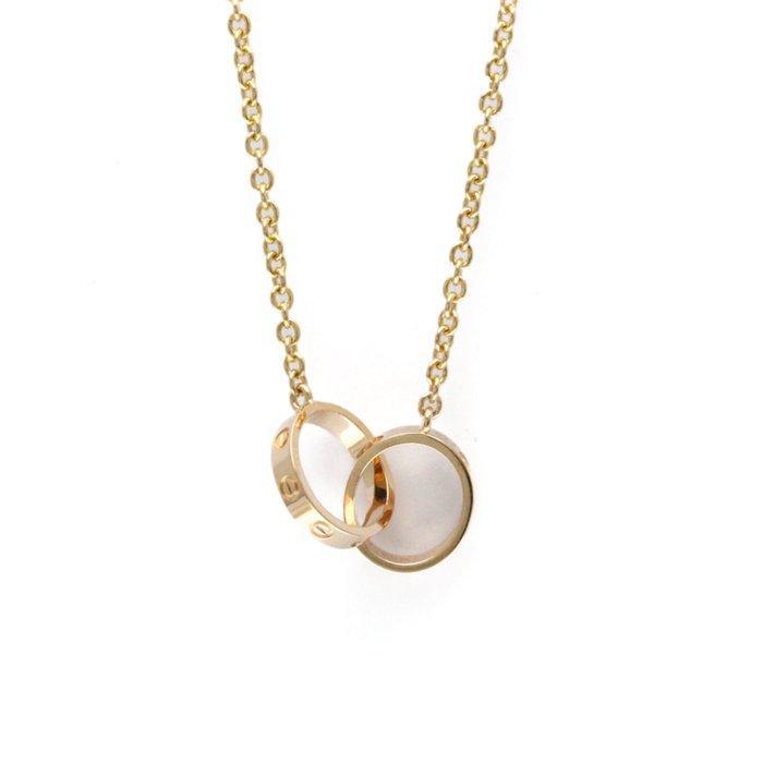 Cartier - Ketting met hanger roze goud, Sieraden, Tassen en Uiterlijk, Antieke sieraden