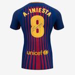 Andrés Iniesta Signed FC Barcelona 2017-18 Football Shirt, Ophalen of Verzenden, Nieuw