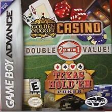 2 in 1 Golden Nugget Casino + Texas Hold em Poker Compleet, Spelcomputers en Games, Games | Nintendo Game Boy, Gebruikt, Ophalen of Verzenden
