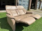 HUKLA relax bank licht bruin mokka leer elektrisch bankstel, Huis en Inrichting, Banken | Bankstellen, Design, Tweepersoons, Rechte bank
