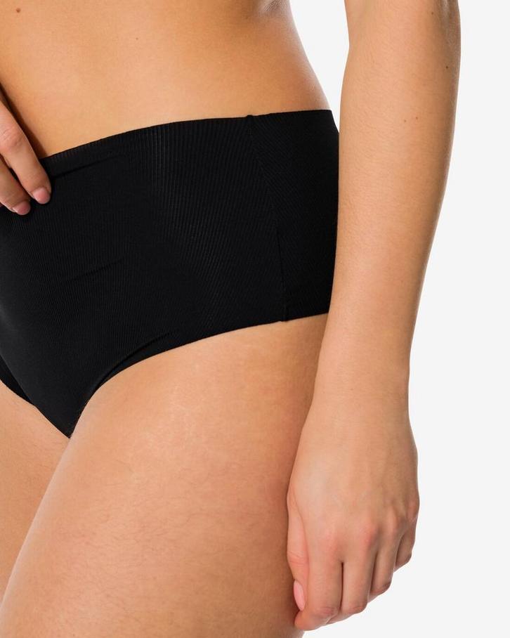 HEMA Damesstring hoge taille micro rib ultimate comfort, Kleding | Dames, Ondergoed en Lingerie, Verzenden