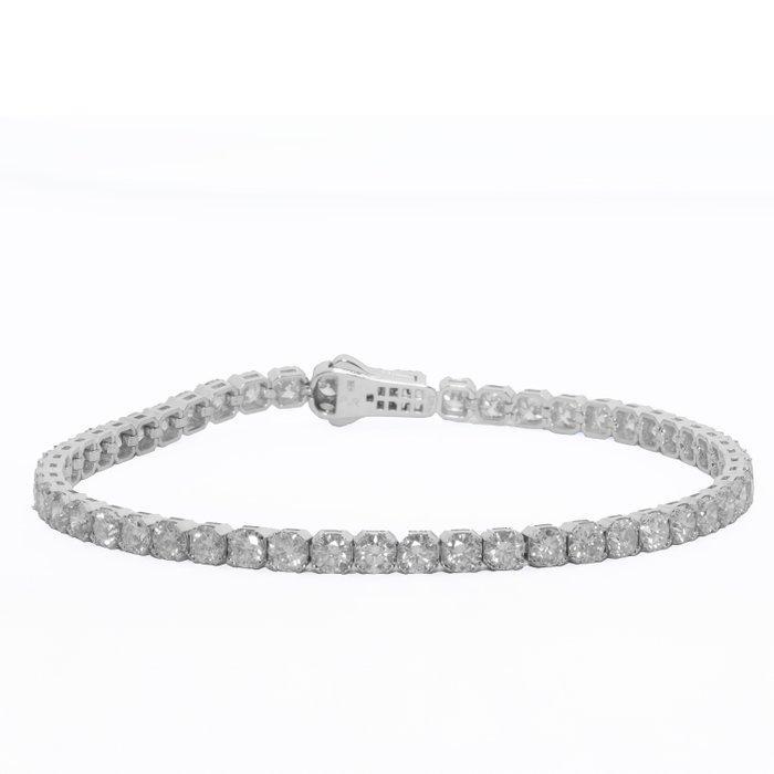 Armband - 14 karaat Witgoud - 7.28ct. tw. Diamant, Sieraden, Tassen en Uiterlijk, Armbanden