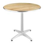 Bolero ronde tafel met essenhouten blad 80cm, Zakelijke goederen, Horeca | Meubilair en Inrichting, Verzenden, Nieuw in verpakking