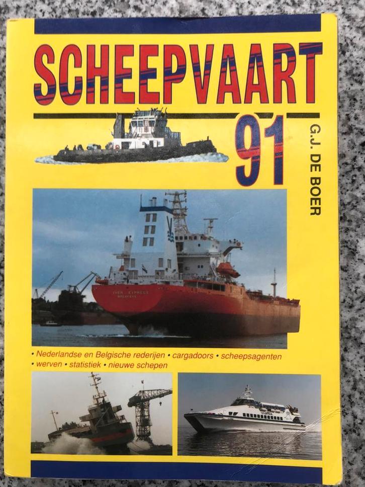Scheepvaart 1991 (G.J. de Boer), Boeken, Vervoer en Transport, Verzenden