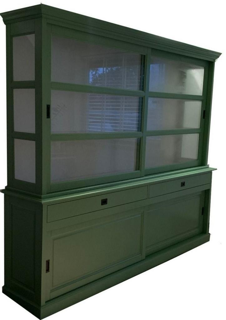 Buffetkast rietgroen Putten 260cm, Huis en Inrichting, Kasten | Buffetkasten, Ophalen of Verzenden
