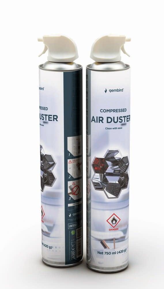 Gembird Air Duster Spuitbus  perslucht  750 ml, Audio, Tv en Foto, Fotografie | Fotostudio en Toebehoren, Nieuw, Ophalen of Verzenden
