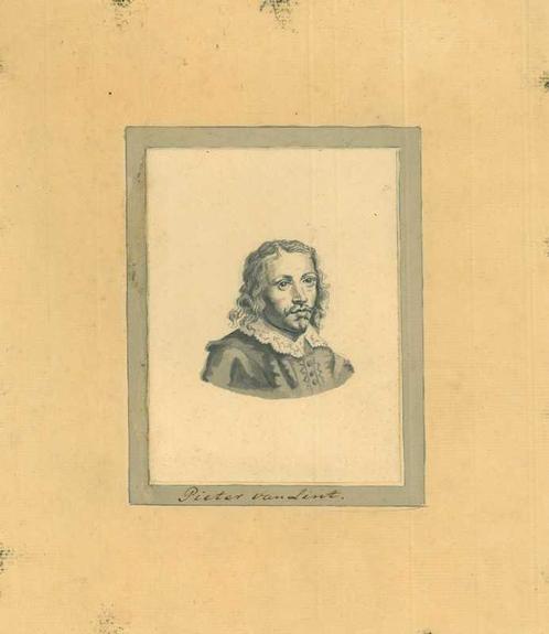 Portrait of Pieter van Lint, Antiek en Kunst, Kunst | Etsen en Gravures