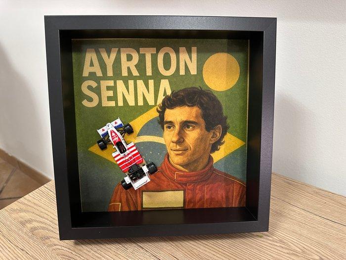 Artwork - toleman - Artwork Toleman TG 184 1984 Ayrton Senna, Hobby en Vrije tijd, Modelauto's | 1:5 tot 1:12